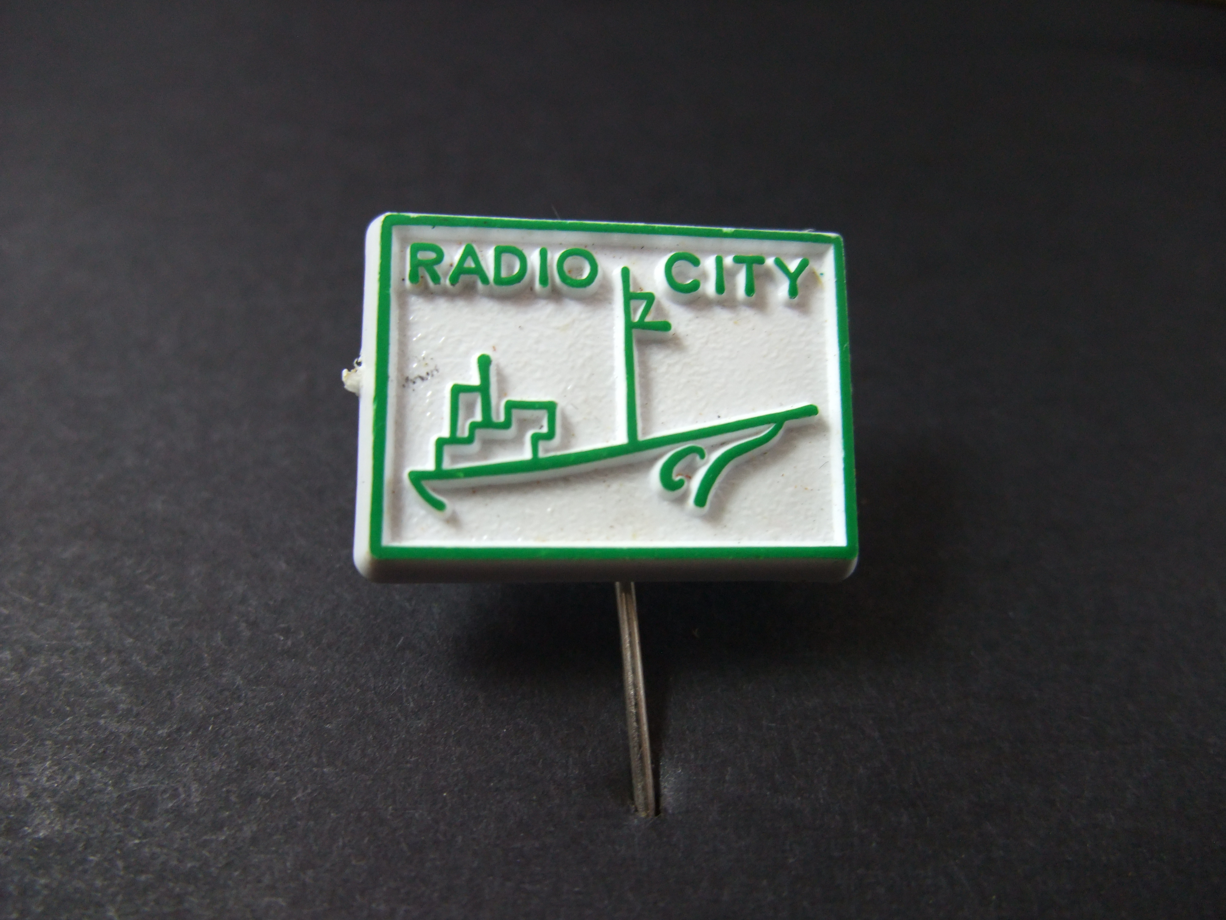 Radio City Britse zeezender jaren 60, (groen)